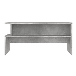 Acheter vidaXL Table basse Gris béton 90x55x42,5 cm