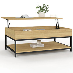 Idmarket Market Table basse DETROIT Plateau Relevable