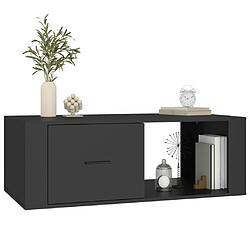 Avis vidaXL Table basse noir bois d'ingénierie