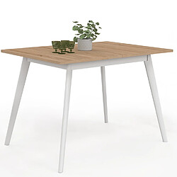 IDMARKET INGA - Table scandinave extensible, 120/160 cm pas cher