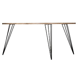 Atmosphera Table basse design Neile - L. 97 x H. 50 cm - Noir