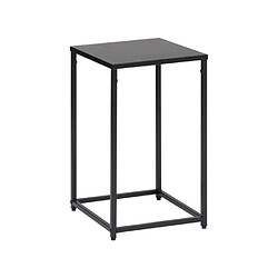 Atmosphera Table d'appoint métal - Noir