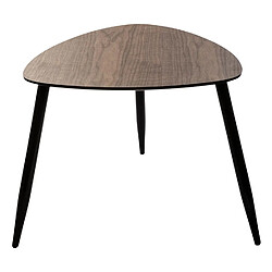 Atmosphera Duo de 2 tables à café gigognes MILÉO - Marron pas cher