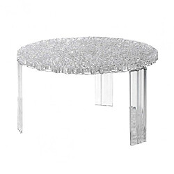 Kartell Table basse ronde - Transparent