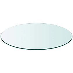 Avis vidaxL Dessus de table en verre