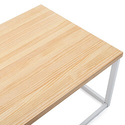 DS Meubles Table basse Icub U - Blanc Naturel