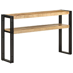 vidaXL Table Console - Bois de Manguier Brut