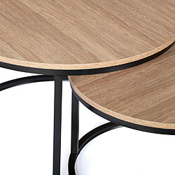 Acheter Idmarket Table Gigogne Ronde DETROIT