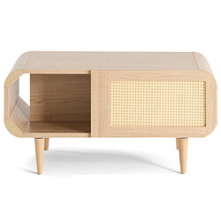 Bestmobilier Mathilde table basse - Marron