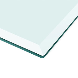 Avis vidaXL Dessus de table verre trempé