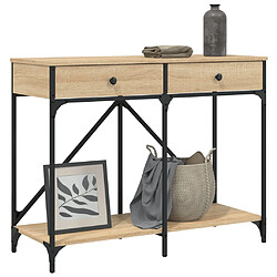 Avis vidaXL Table Console Chêne Sonoma