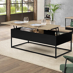 Idmarket MARKET Table basse BOSTON noire
