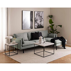 Lisa Design Alamosa Table basse effet marbre