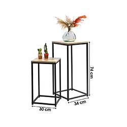 Mes Urban Living Set de 2 Sellettes Table Basse