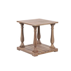 Bois & Chiffons Bout de canapé Manguier - 60x60 cm