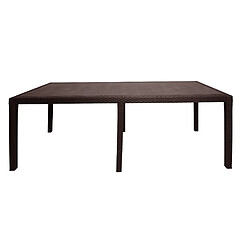 Acheter Alter Table de jardin extensible - Marron