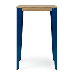 DS Meubles Table Mange Debout Lunds - Bleu