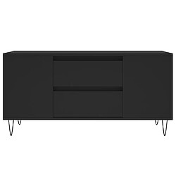 Acheter vidaXL Table basse avec tiroirs - Noir