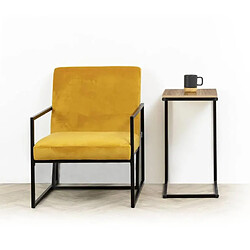 Five simply smart Bout de canapé - Naturel et noir