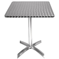 Bolero Table carrée basculante - Blanc
