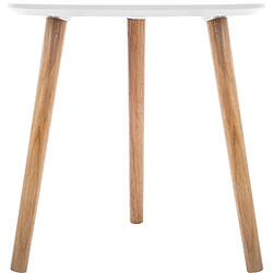 Atmosphera 3 Tables d'appoint Mileo - Blanc