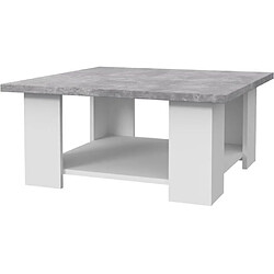 Bigbuy Table basse carrée - Gris clair
