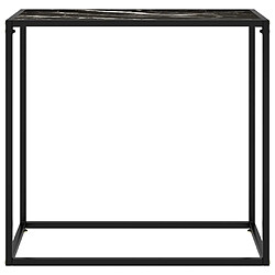 vidaXL Table console 80x35 cm - Noir