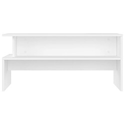Acheter vidaXL Table Basse - Blanc