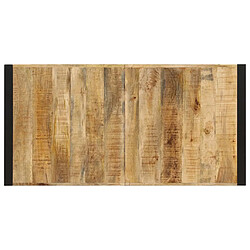 Acheter Helloshop26 Table à manger bois - Marron et noir