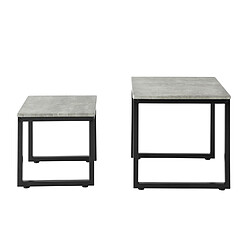 SoBuy Tables basses gigognes - Set de 2