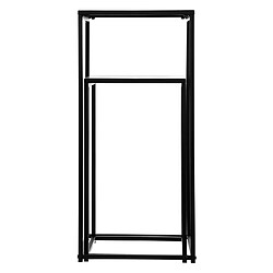 Atmosphera Duo de tables d'appoint Gota en métal - Noir