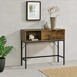 En.Casa en_casa Table Console Tranemo - Bois Foncé
