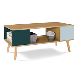 Idmarket Market Table basse Alize bois vert