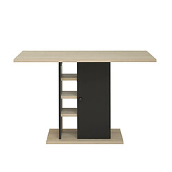 Mes Table à manger avec rangements - Marron