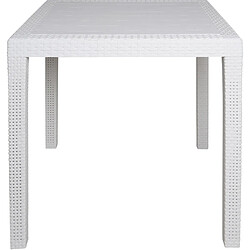 Avis Alter Table de jardin carrée - Blanc