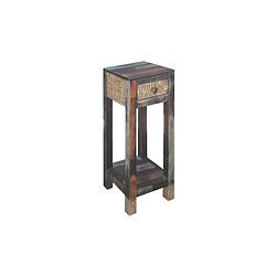 Bois & Chiffons Table d'appoint - Manguier multicolore