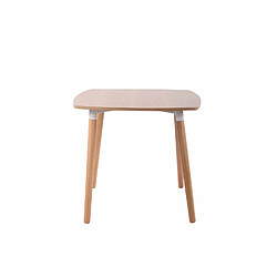 Decoshop26 Table d'appoint carrée - Marron