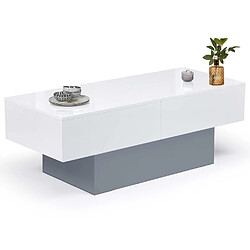 Acheter Idmarket MARTA Table basse - Gris/Blanc