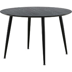 Acheter Venture home Table à manger ronde Dipp - Noir