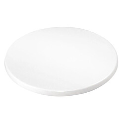 bolero Plateau de table rond - 600 mm Blanc