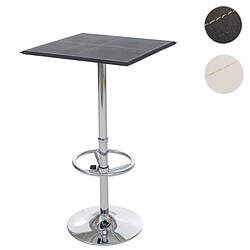 Mendler table de bar Chicago - Noir