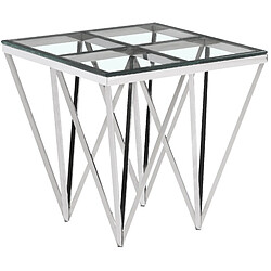 Vivenla Table d'Appoint Verona - Argenté