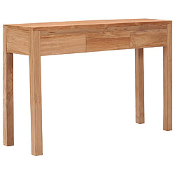 vidaXL Table Console Bois de Teck