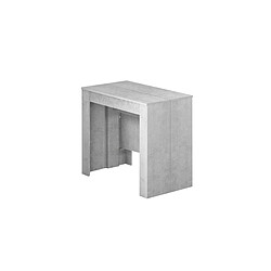 Pegane Table console extensible - Béton