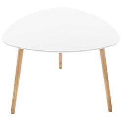 Atmosphera table d'appoint Mileo - Blanc