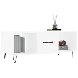 Avis vidaXL Table basse - Blanc