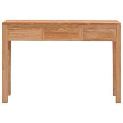 vidaXL Table Console Bois de Teck