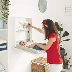 BADABULLE Table à langer Plouf Blanc pas cher