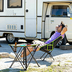 Innovagoods table de camping pliante - Noir pas cher
