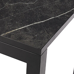 ds meubles Table Luxury - Céramique noire